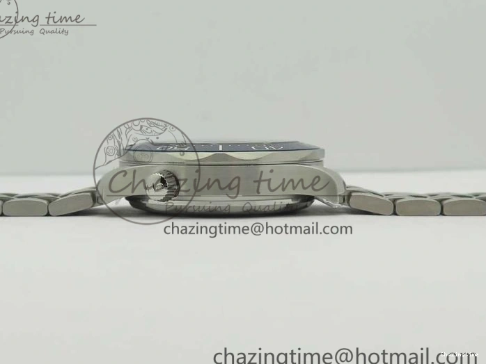 1222 Effortless 2018 Seamaster Diver 300M OMF Best Edition Blue Ceramic Gray Dial on SS Bracelet A8800 (Black Balance Wheel) 7958